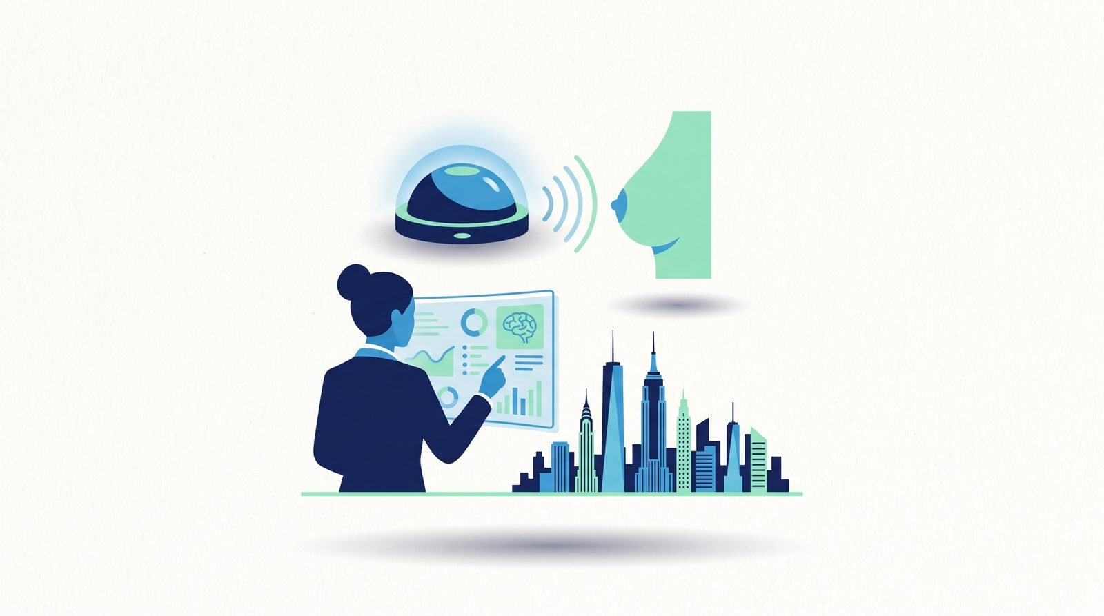 Illustration of AI-Based Photoacoustic Breast-Cancer Screening