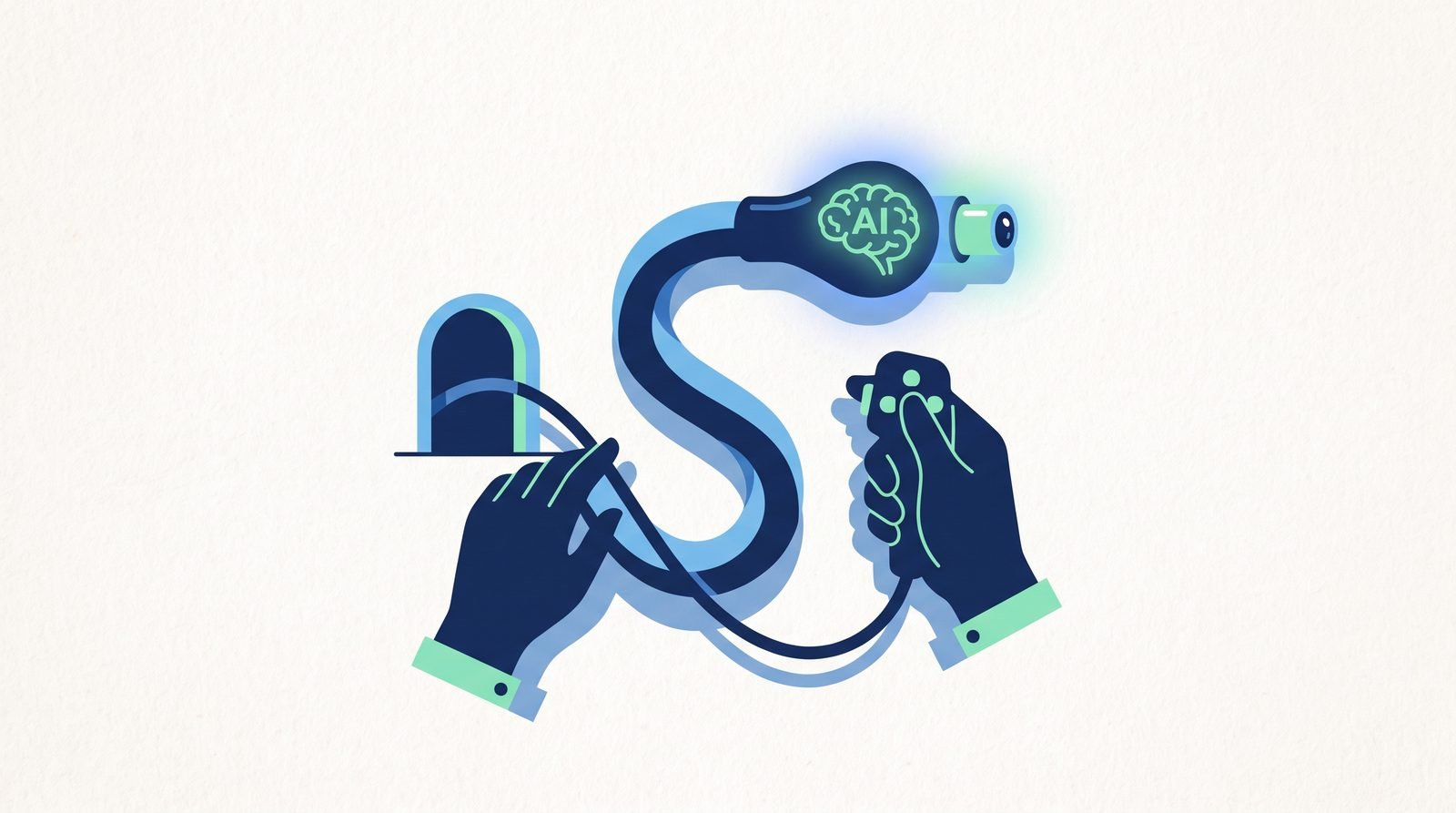 Illustration of A Soft-Robotic AI-Assisted Colonoscope