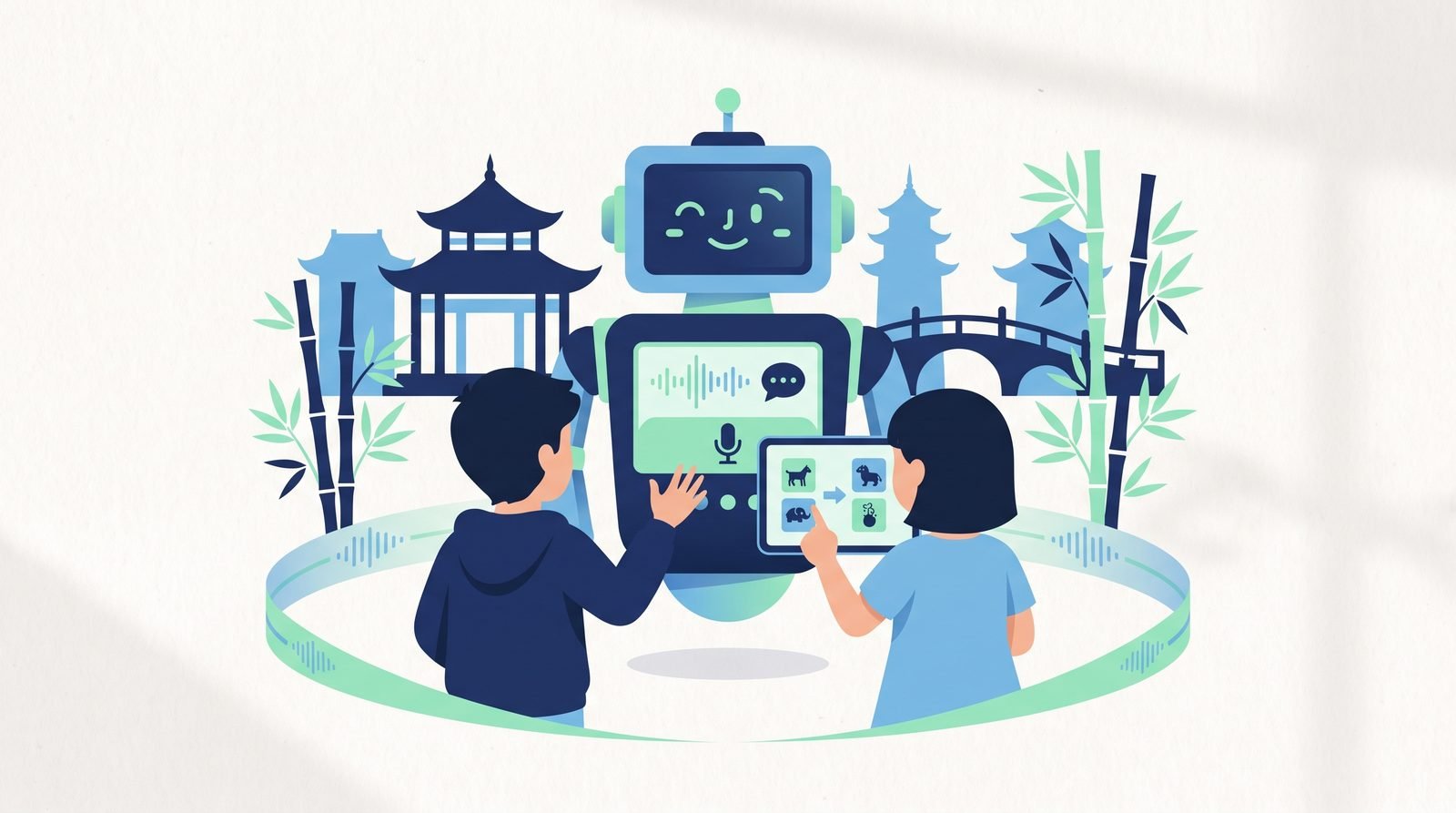 Illustration of TalkiEVBot: A Robot for Children with Speech Disorders