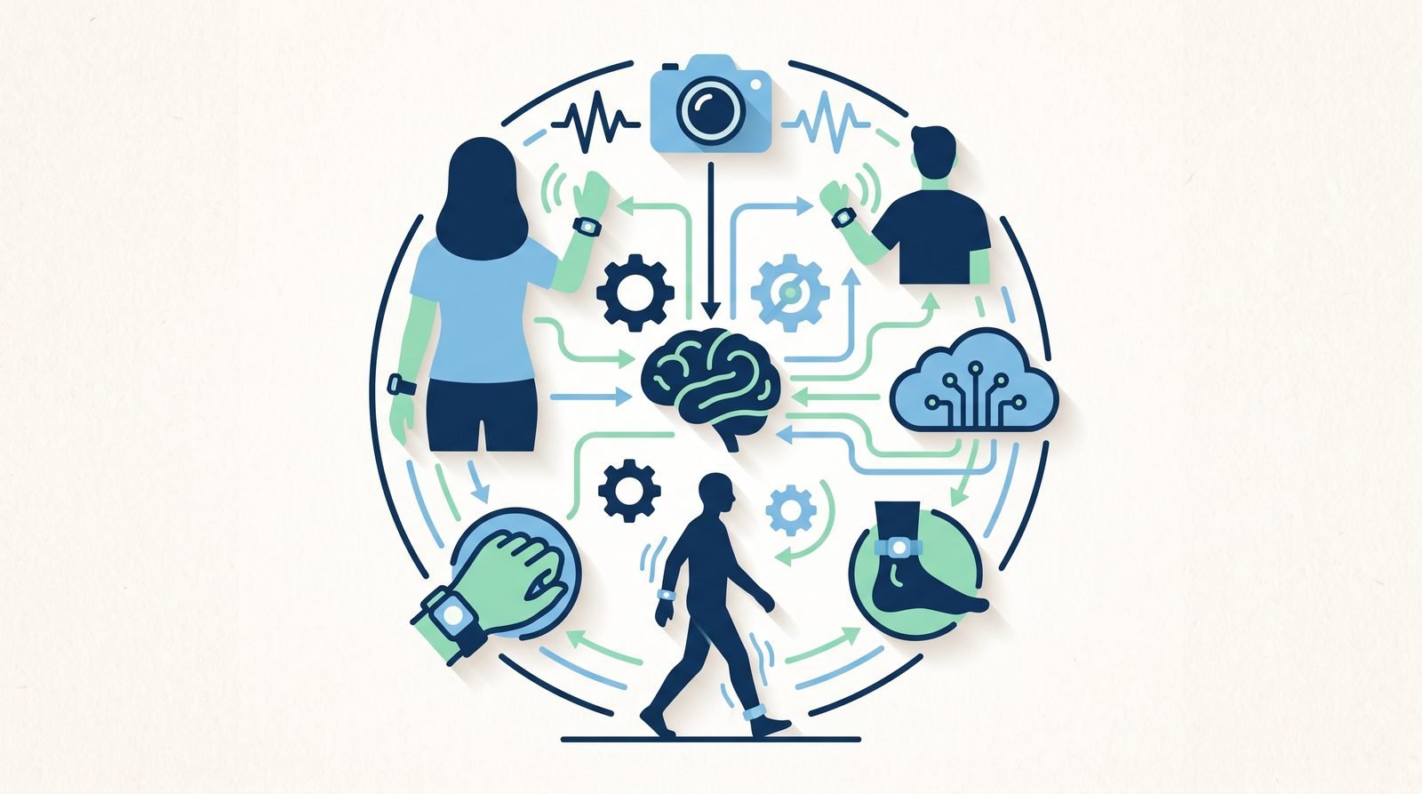 Illustration of GaitGuardian: Monitoring Advanced Parkinson’s Disease