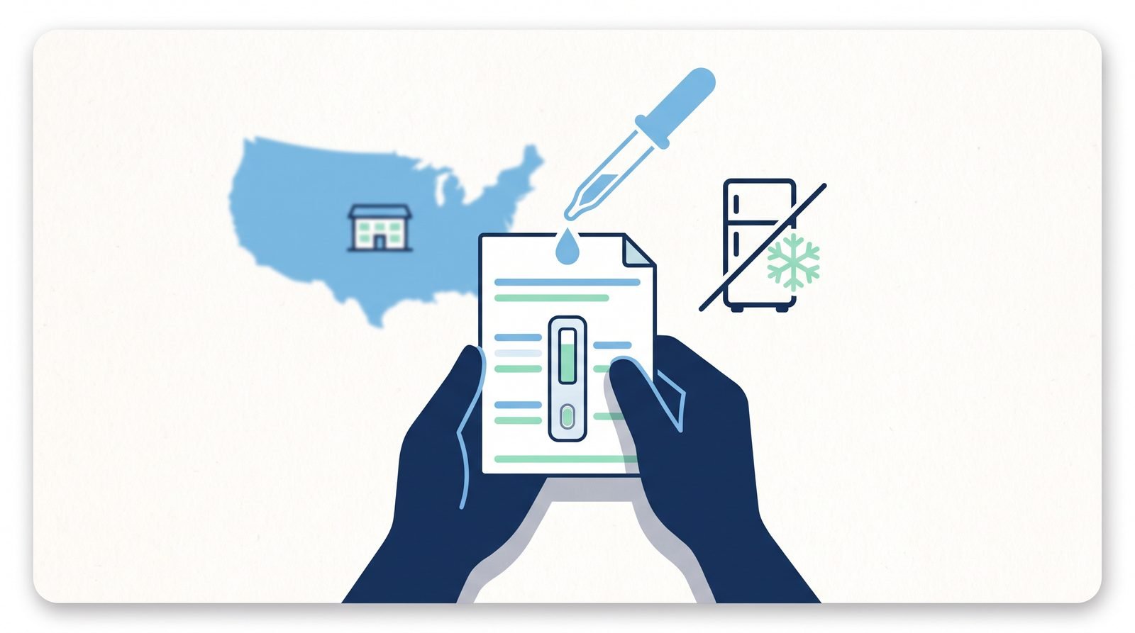 Illustration of Ebola Assay Card