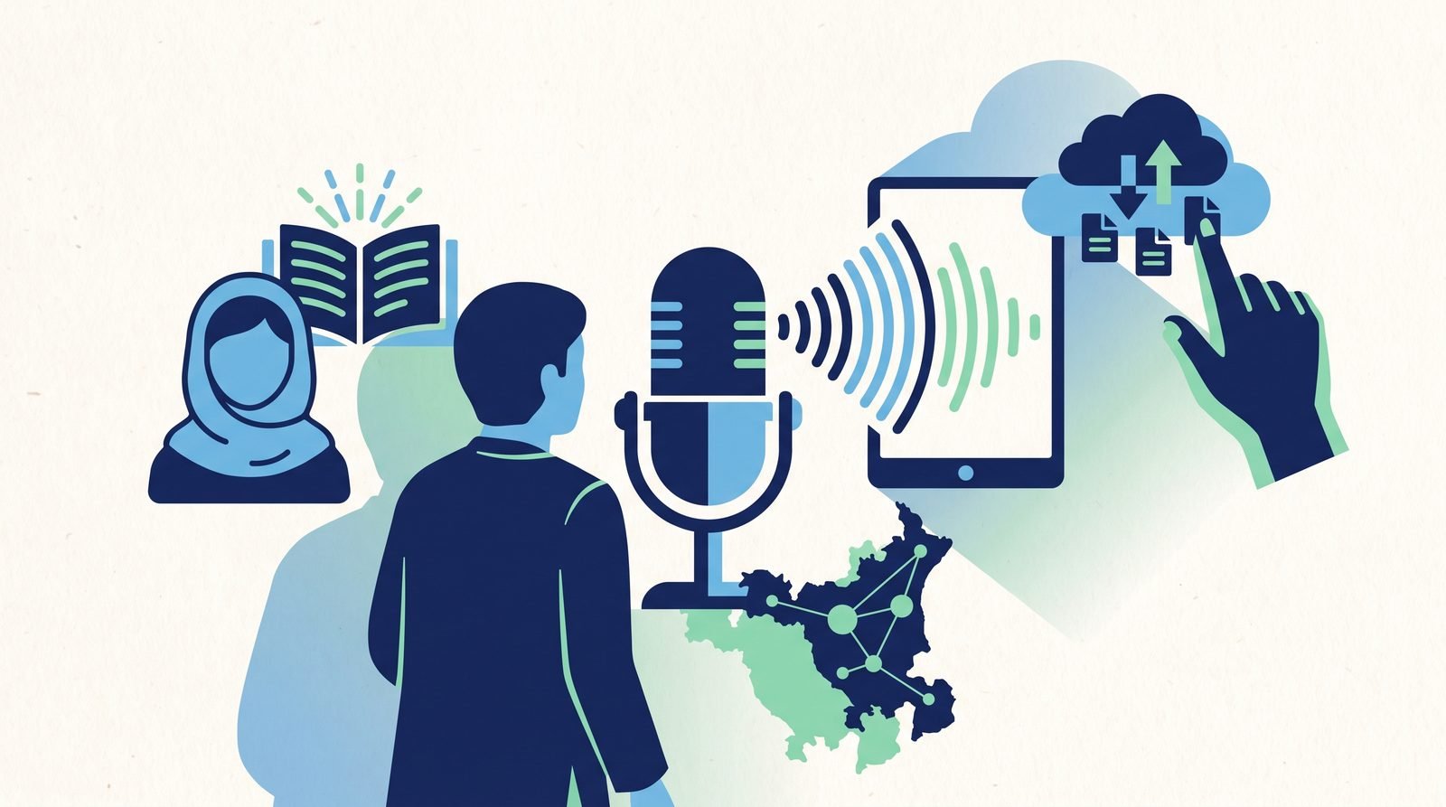Illustration of Speaker-independent speech recognition for dysarthric speech in low-resource languages